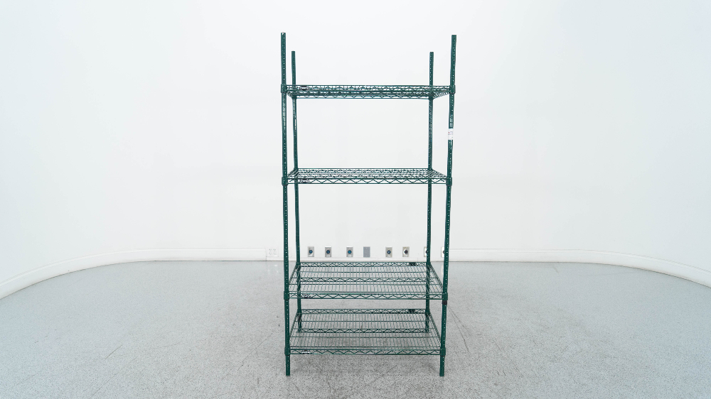 Stortec 3' Stationary Wire Shelving Unit Surplus Solutions